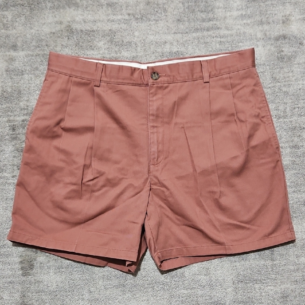 L.L. Bean Men's Brick Flat Front Shorts